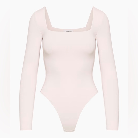 Contour Squareneck Long Sleeve Bodysuit - Picture 1 of 4